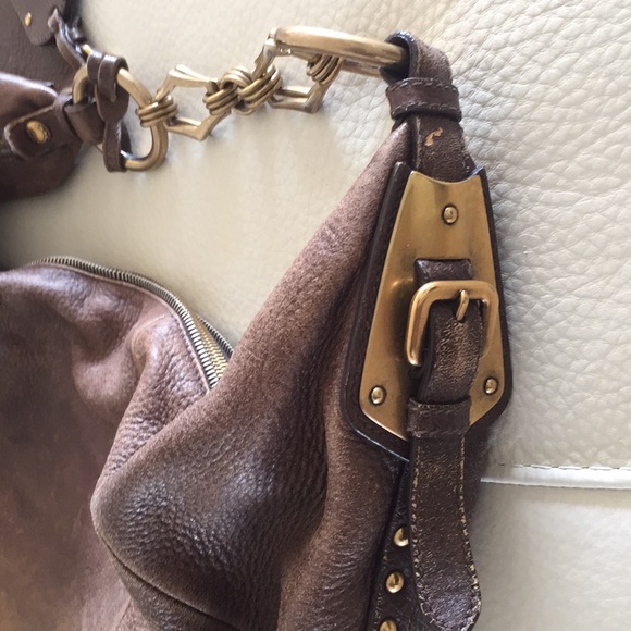 Prada Bags Prada Rare Deerskin Studded Hobo Poshmark